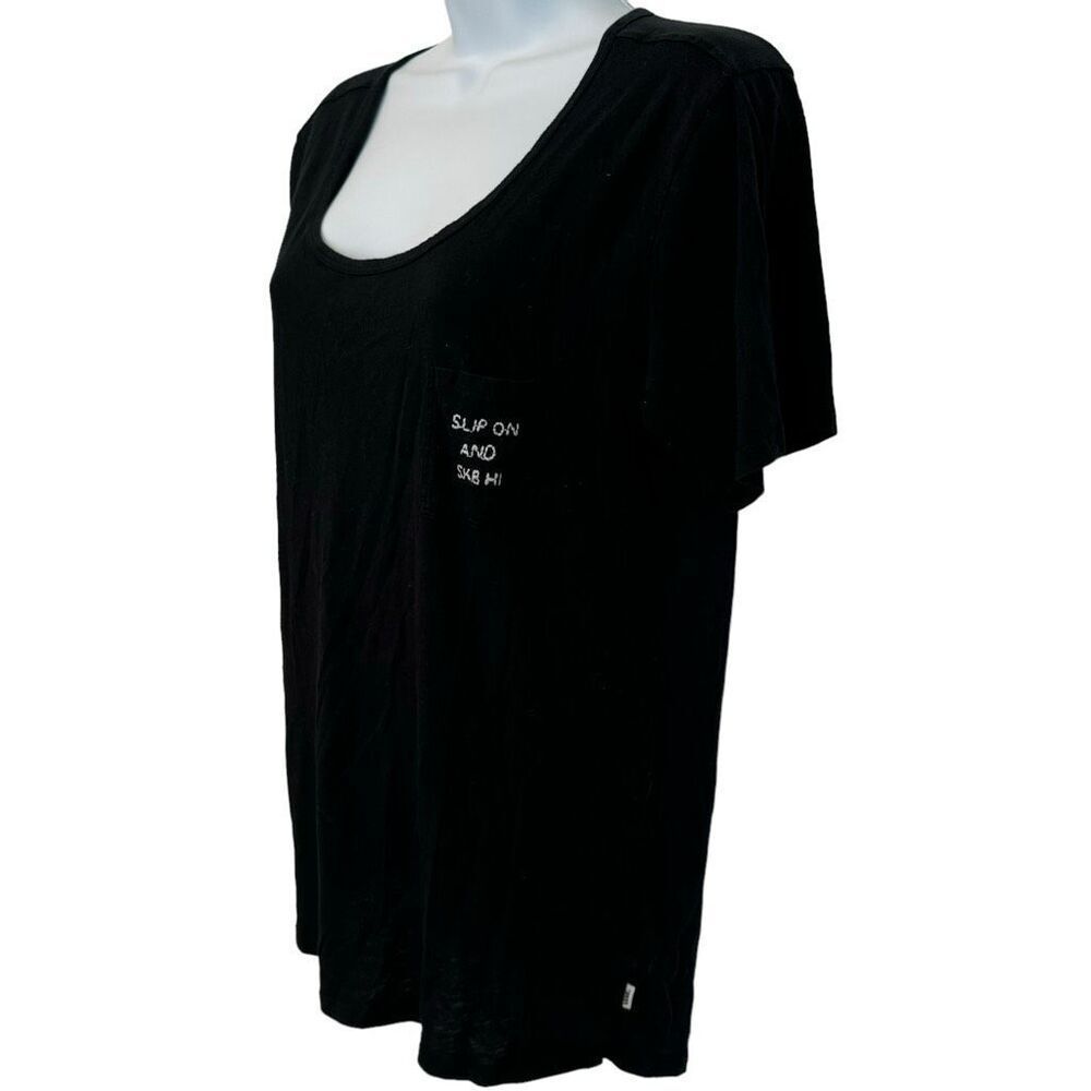 Vans Black T-shirt Women’s Small - Picture 2 of 8